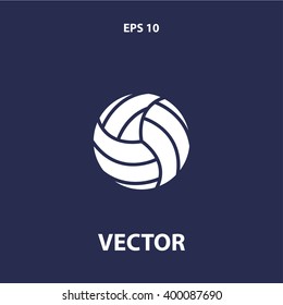 volleyball ball icon. vector eps10 icon
