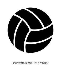 Volleyball Ball Icon Vector Illustration Volleyball Stock Vector ...