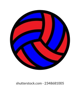 Volleyball ball icon vector illustration