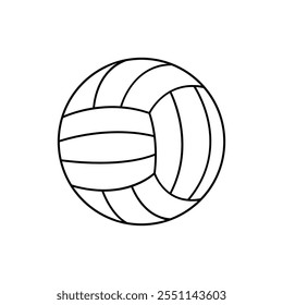 Volleyball ball icon vector. Volleyball illustration sign. Sport symbol or logo.