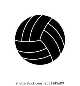 Volleyball ball icon vector. Volleyball illustration sign. Sport symbol or logo.