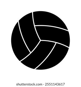 Volleyball ball icon vector. Volleyball illustration sign. Sport symbol or logo.