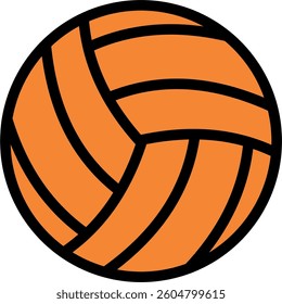 Volleyball ball icon. Vector illustration. Set of isolated volleyball ball icons. Volleyball icon sign for mobile concept and web design. vector illustration.