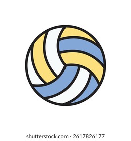 Volleyball Ball Icon Vector Illustration