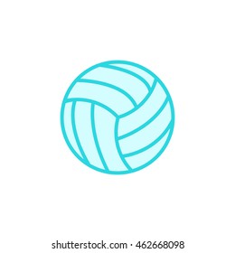 volleyball ball icon, vector illustration