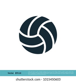 Volleyball, Ball Icon Vector Logo Template Illustration Design. Vector EPS 10.