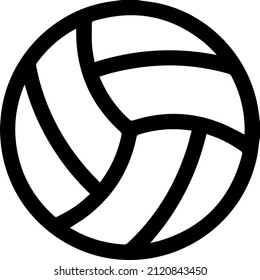 volleyball ball illustration vector icon.