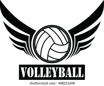 Volleyball With Wings Images, Stock Photos & Vectors | Shutterstock