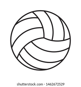 volleyball ball sports activity play competition tournament - Vector