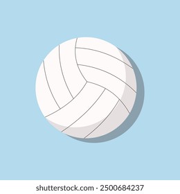 Pelota de voleibol. Pelota deportiva. Ilustración vectorial