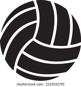 A volleyball ball vectoe icon