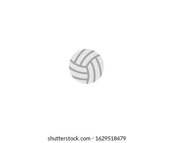 Volleyball ball vector flat icon. Isolated volleyball sports ball emoji illustration 