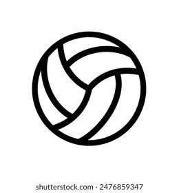 Volleyball ball - vector icon	