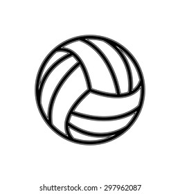 volleyball ball  - vector icon