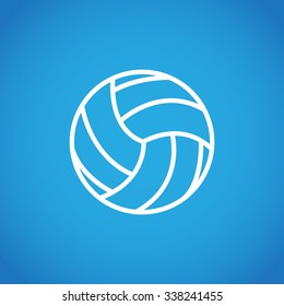 volleyball ball - vector icon