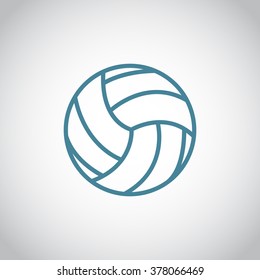 volleyball ball - vector icon