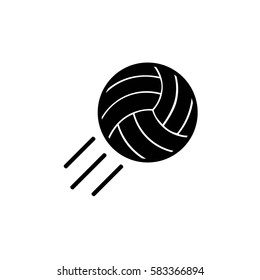 volleyball ball vector icon