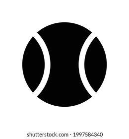 Volleyball ball vector icon, isolated on white background