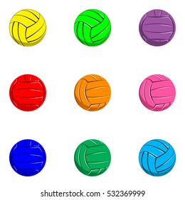 Volleyball ball vector illustration