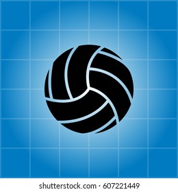 volleyball ball. vector illustration