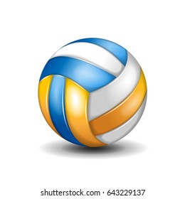 Volleyball ball vector illustration 