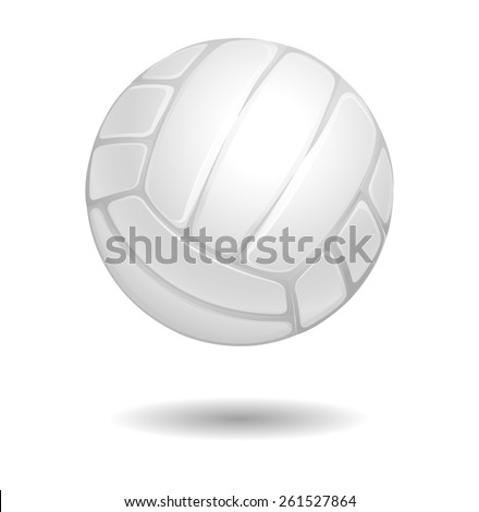 Volleyball ball, vector illustration