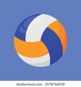 Volleyball ball vector illustration. volleyball game icon vector. 