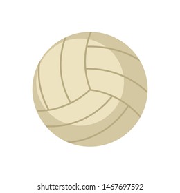 Volleyball ball vector illustration isolated on white background