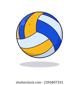 Volleyball ball vector illustration isolated background