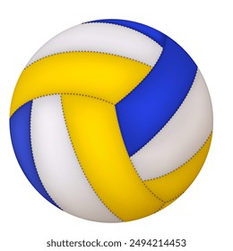 Volleyball ball. Vector illustration. Sketch for creativity.