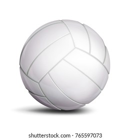 Volleyball Ball Vector. Sport Game, Fitness Symbol. Illustration