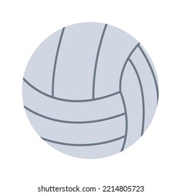 volleyball balloon equipment isolated icon