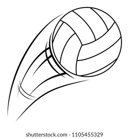 volleyball balloon isolated icon