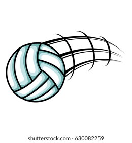 volleyball balloon isolated icon