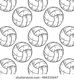 volleyball balls background