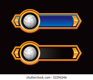 volleyball blue and black arrows