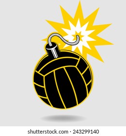 Volleyball bomb ball