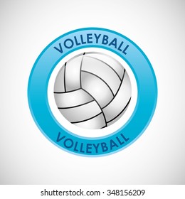 volleyball club design, vector illustration eps10 graphic 