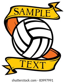 volleyball club emblem (label, design)