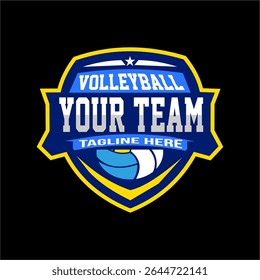 Volleyball club Logo Template Design