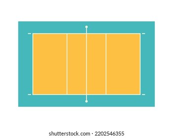 Volleyball coaching board pictogram vector illustration.