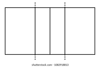 volleyball court. Sport background. Line art style.