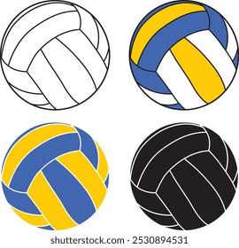 Volleyball Cut File, Volleyball Clip Art, Sport Silhouette