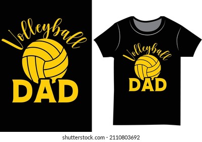 Volleyball dad svg  t shirt design