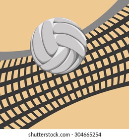 Volleyball digital design, vector illustration 10 eps graphic
