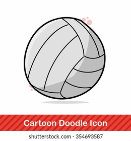 volleyball doodle