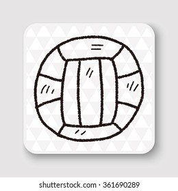 Volleyball doodle