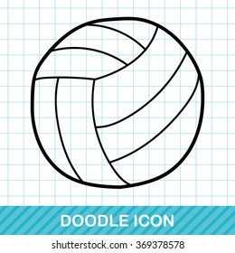volleyball doodle