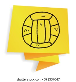 Volleyball doodle
