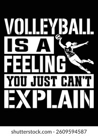 Volleyball Is A Feeling You Just Can't Explain